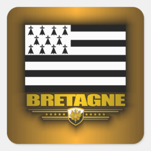 Pegatina Cuadrada Bretaña (Bretaña)
