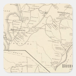 Pegatina Cuadrada Bridgewater, Hebrón