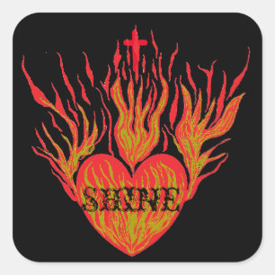 Pegatina Cuadrada Brilla La Luz