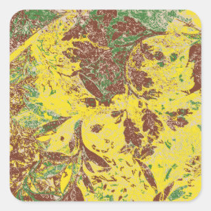 Pegatina Cuadrada Brisa otoñal