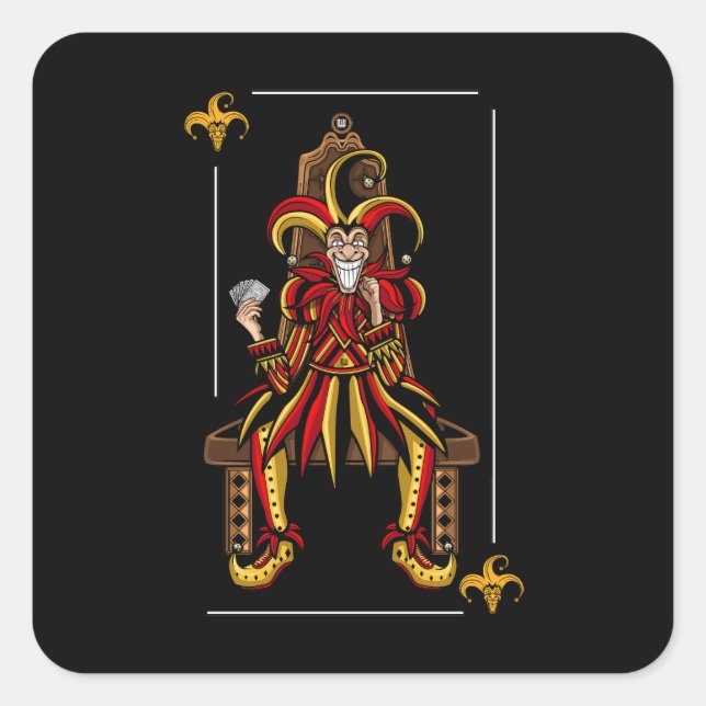 Pegatina Cuadrada Brokers Wild (Anverso)