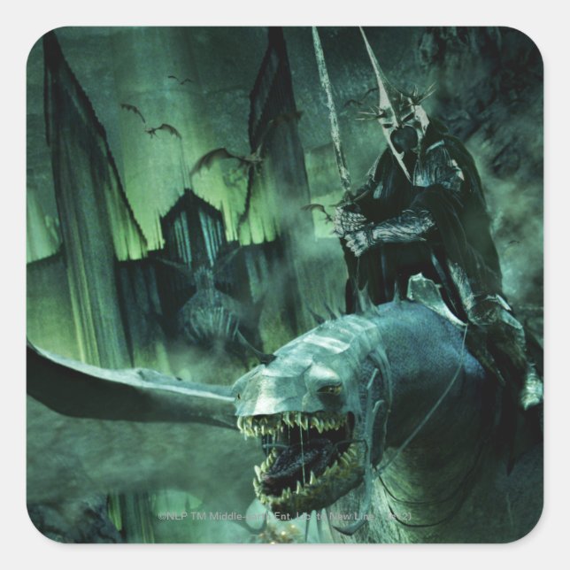 Pegatina Cuadrada Brujería (Anverso)