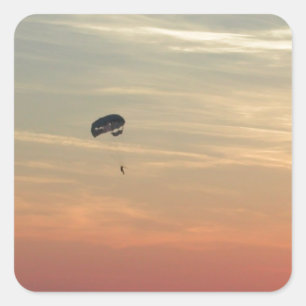 Pegatina Cuadrada Buceo