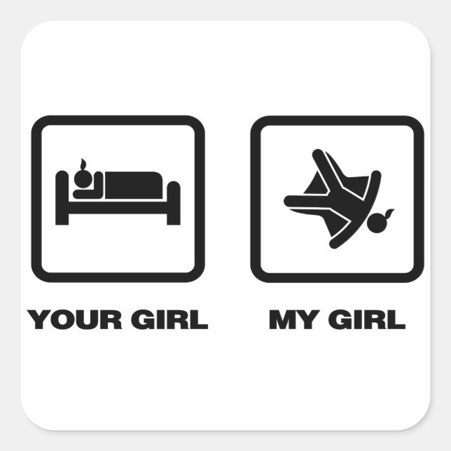 Pegatina Cuadrada Buceo (Anverso)