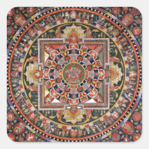 Budismo tántrico tibetano vintage Mandala