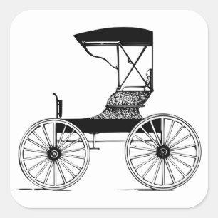 Pegatina Cuadrada Buggy