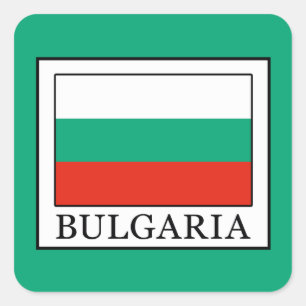 Pegatina Cuadrada Bulgaria