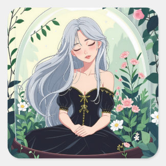 Pegatina Cuadrada Bullet Journaling Series8 - Terrarium Chica 8