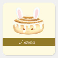 Bun de Cinnamon de postre dulce conejo