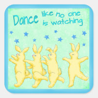 Bunnies bailan como nadie viendo verde amarillo