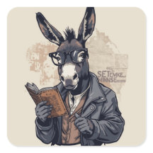 Burro Sabio — Sticker
