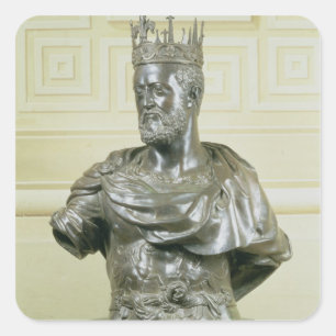 Pegatina Cuadrada Busto del retrato de Cosimo I de Medici (1519-74)