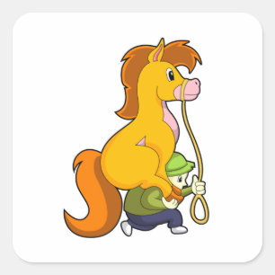 Pegatina Cuadrada Caballo con Boy.PNG