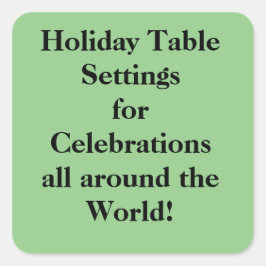 Pegatina Cuadrada Cabecera de colección 4