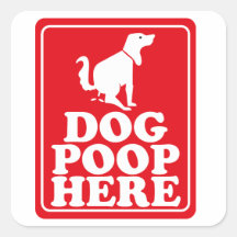 Caca de perro aquí