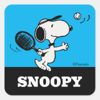Cacahuetes | Snoopy Juega Al Tenis