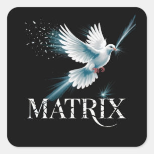 Pegatina Cuadrada Cadenas de destino robado