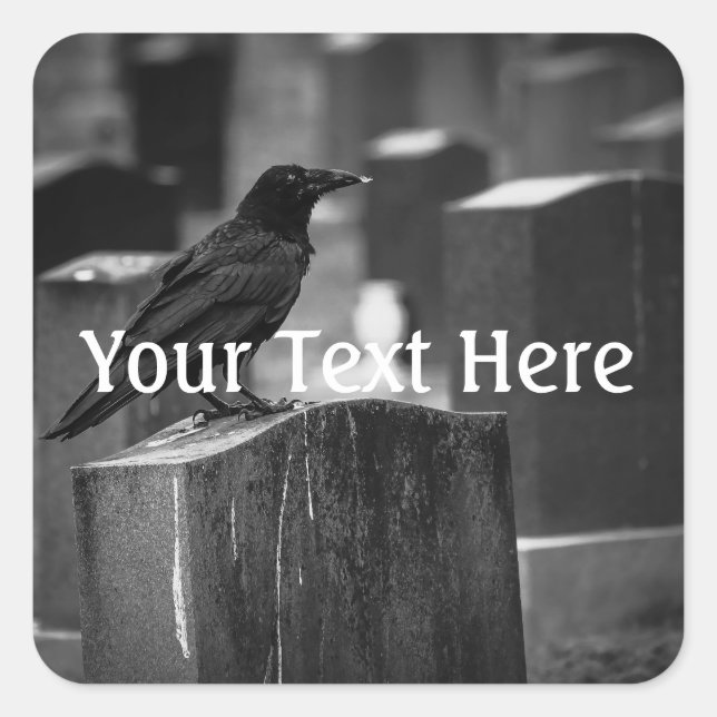 Pegatina Cuadrada Caer No puede llover todo el tiempo (Anverso)