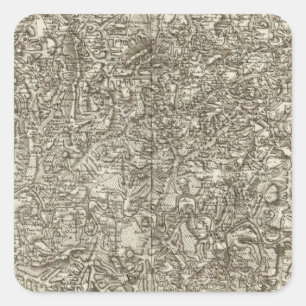 Pegatina Cuadrada Cahors