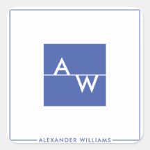 Caja monogramada formal