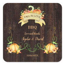 Calabaza de acuarela Enamorarse Barbacoa del viejo