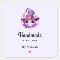 Calavera Hecha a Mano con Amor en un Sombrero de B
