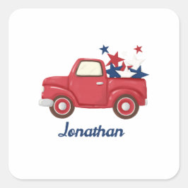 Pegatina Cuadrada Calcomanías personalizadas para camionetas del 4 d