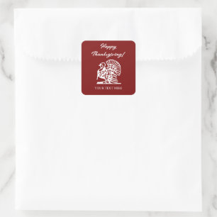 Pegatina Cuadrada Calcomanías y selladores personalizados para el Dí