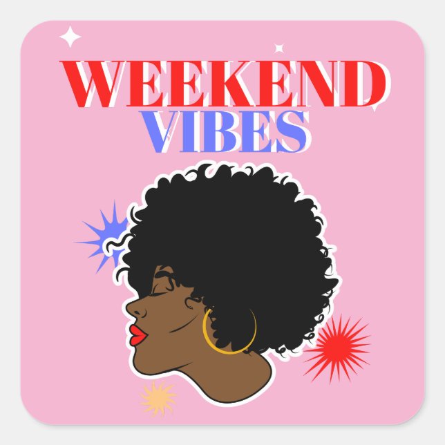 Pegatina Cuadrada Calcular (Anverso)