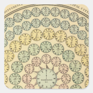 Pegatina Cuadrada Calendario