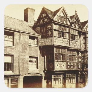 Pegatina Cuadrada Calle en Ludlow (foto de abajo)