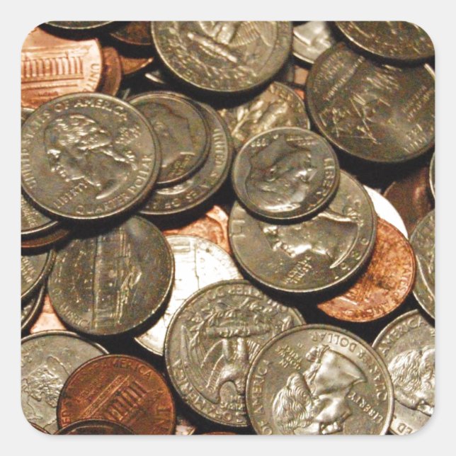 Pegatina Cuadrada Cambiar (Anverso)