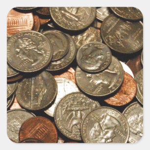 Pegatina Cuadrada Cambio