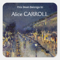 Camille Pissarro - Boulevard Montmartre de noche