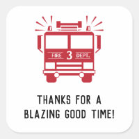 Camión de bomberos | Niños con motor de fuego Grac