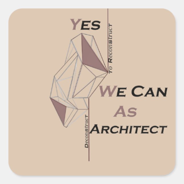 Pegatina Cuadrada Camiseta (Anverso)