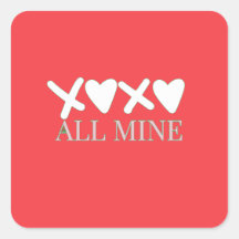 Camiseta de San Valentín XOXO TODO MÍO - Diseño de