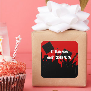 Pegatina Cuadrada Camisetas de graduación y regalos