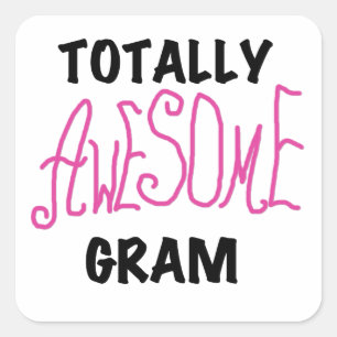 Pegatina Cuadrada Camisetas y regalos totalmente impresionantes del