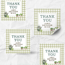 Pegatina Cuadrada Campesinos cultivados localmente comercializan Bab