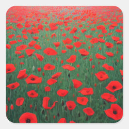 Pegatina Cuadrada Campo de disquete