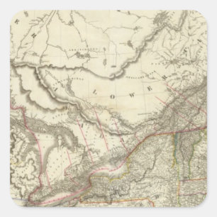 Pegatina Cuadrada Canadá 11