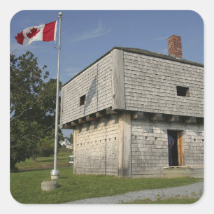 Pegatina Cuadrada Canadá, Nueva Brunswick, St Andrews. San Andrés 