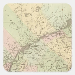 Pegatina Cuadrada Canadá oriental