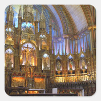 Canadá, Quebec, Montreal. Interior de Notre