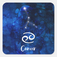Cáncer Constelación Zodiaca Galaxia Azul Celeste