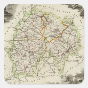 Pegatina Cuadrada Cantaloupe