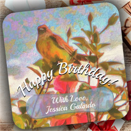 Pegatina Cuadrada Cantante de Poolside 2338