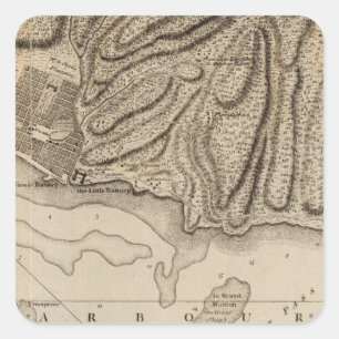 Pegatina Cuadrada Cap Francois