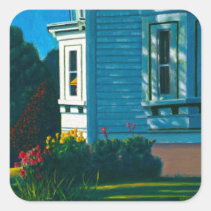 Pegatina Cuadrada Cape Cod Bays 2009